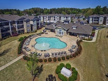Resort style swimming pool